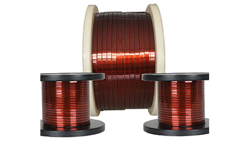 IEC 60317-0-5 Alambre de cobre rectangular esmaltado recubierto de fibra de vidrio